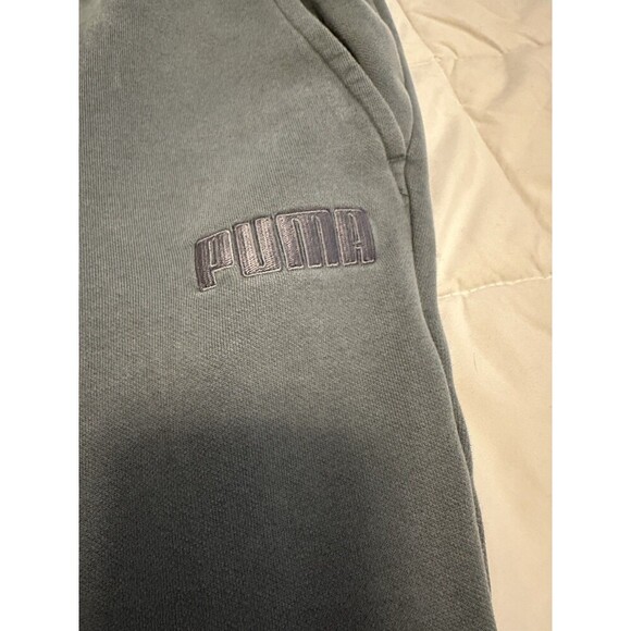 Puma SE Sweatpants Youth Large Green/Grey - Picture 10 of 12